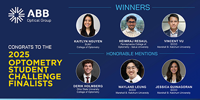 Announcing Winners of the 11th Annual Optometry Student Challenge